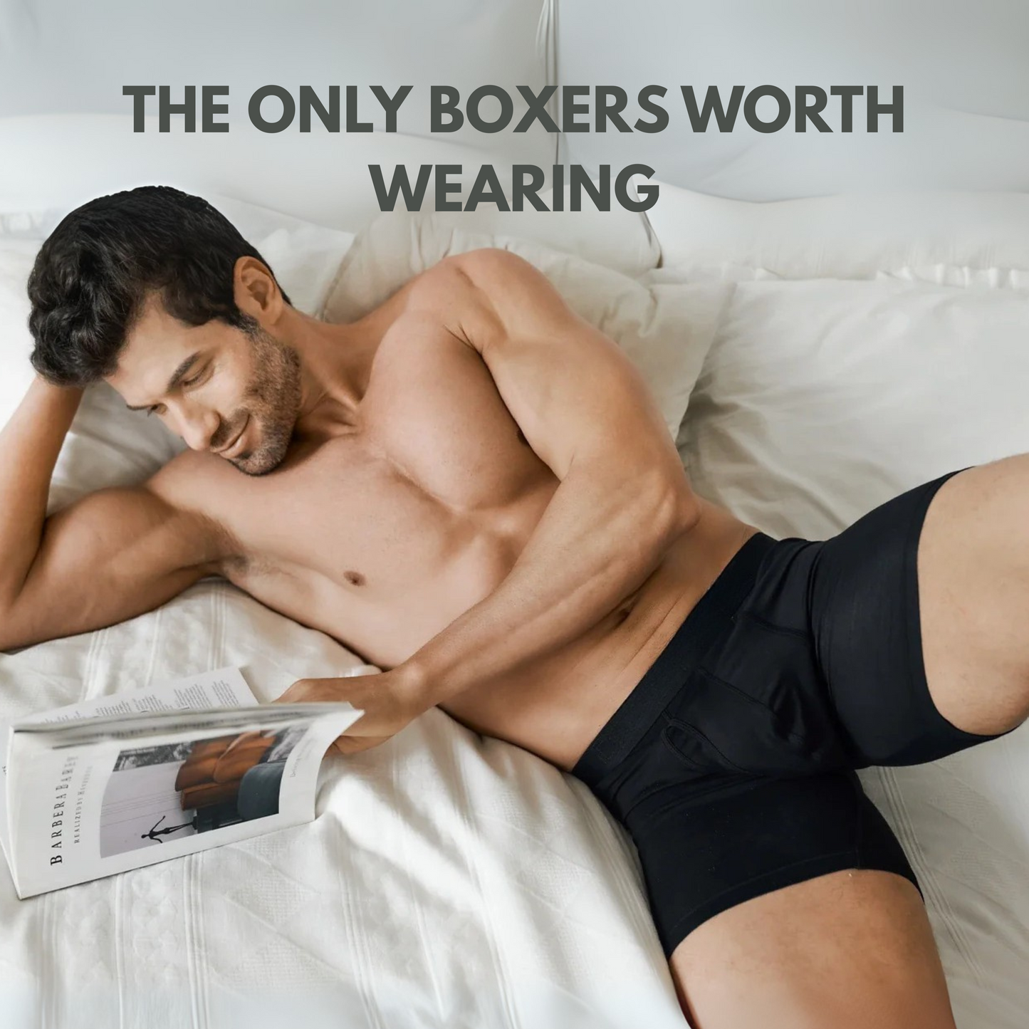 GALVIN Dual Pouch Bamboo Boxer Briefs