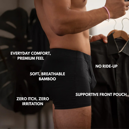 GALVIN Dual Pouch Bamboo Boxer Briefs